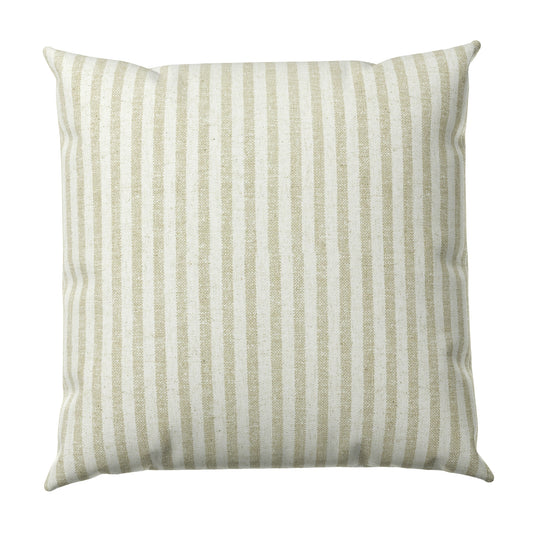 Throw Pillow in Candy Shop Stripes - Dune
