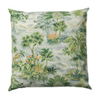 Euro Sham in Tropical Toile - Palm
