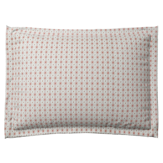 Pillow Sham in Luxe Gingham - Blush