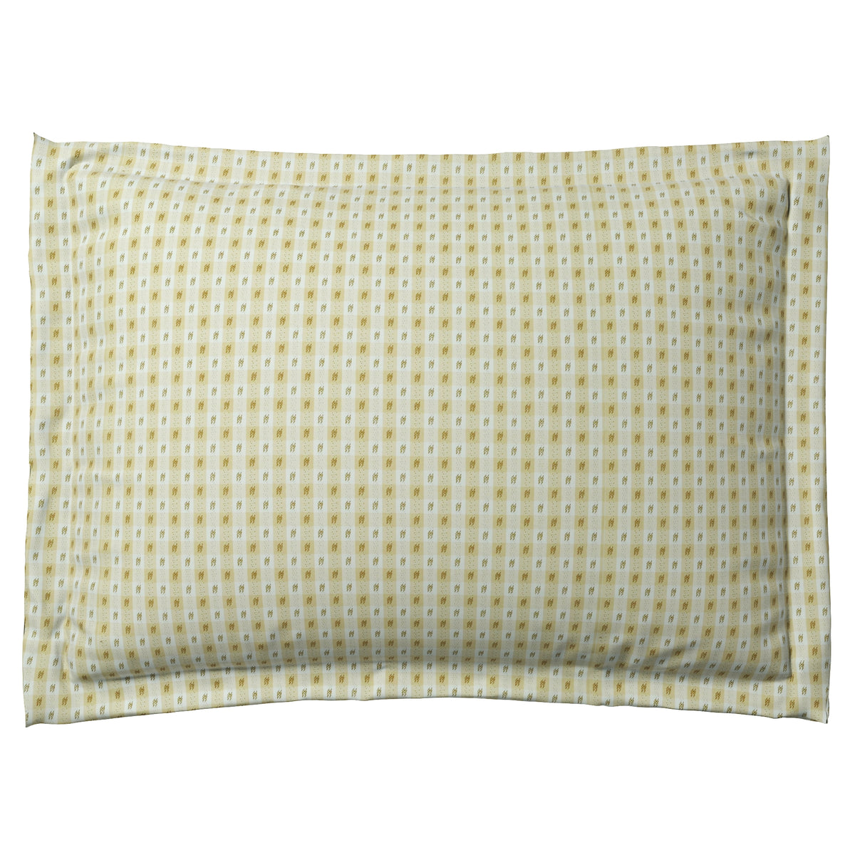 Pillow Sham in Luxe Gingham - Butter
