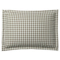 Pillow Sham in Luxe Gingham - Chocolate