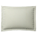 Pillow Sham in Luxe Gingham - Wheat