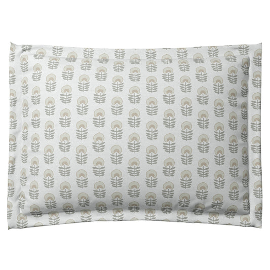 Pillow Sham in Mini Florals - Ivory