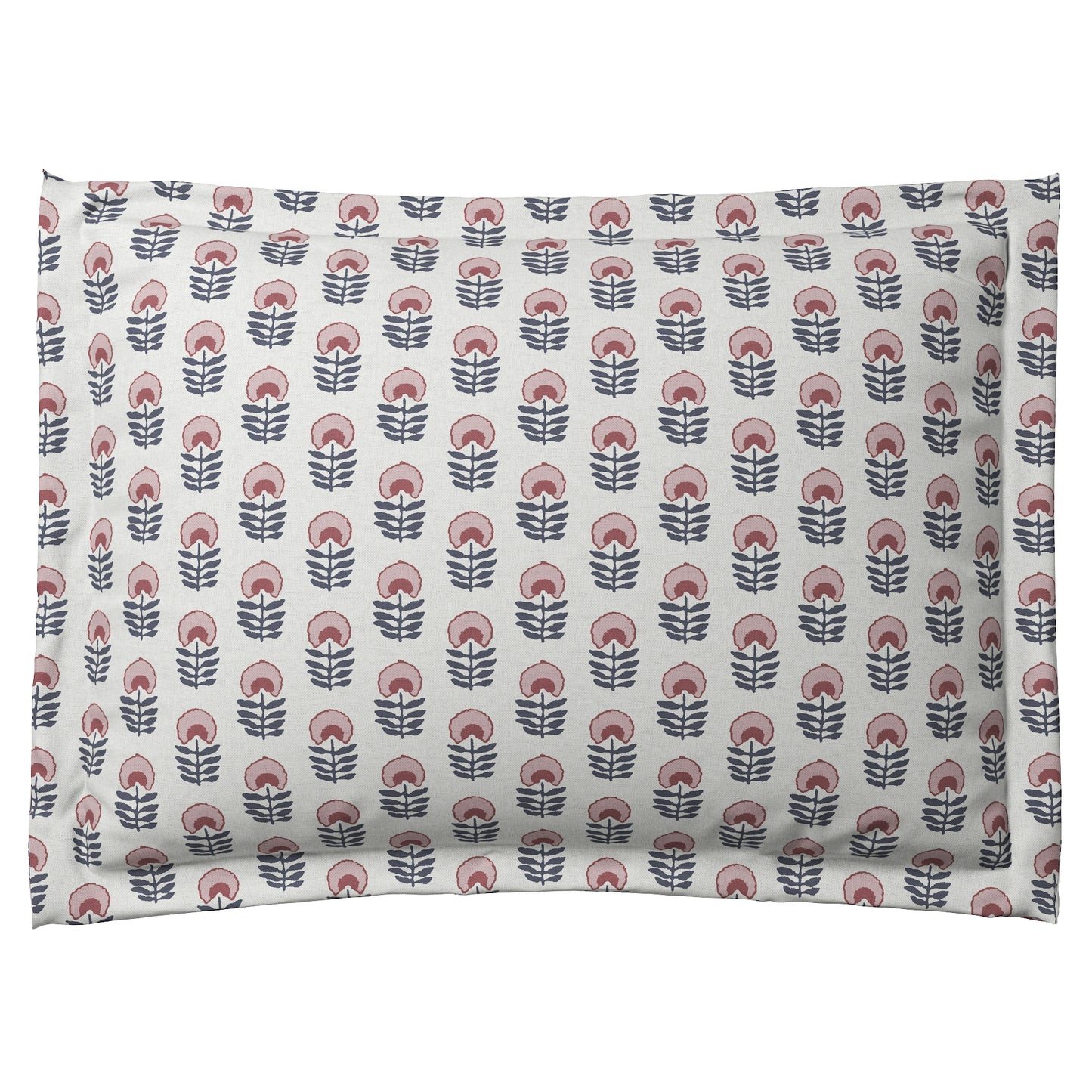 Pillow Sham in Mini Florals - Mulberry