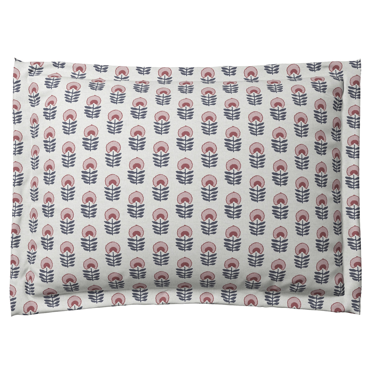 Pillow Sham in Mini Florals - Mulberry