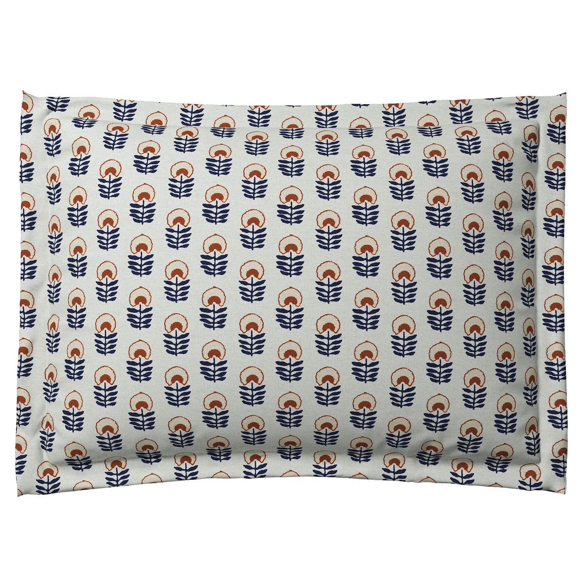 Pillow Sham in Mini Florals - Pottery