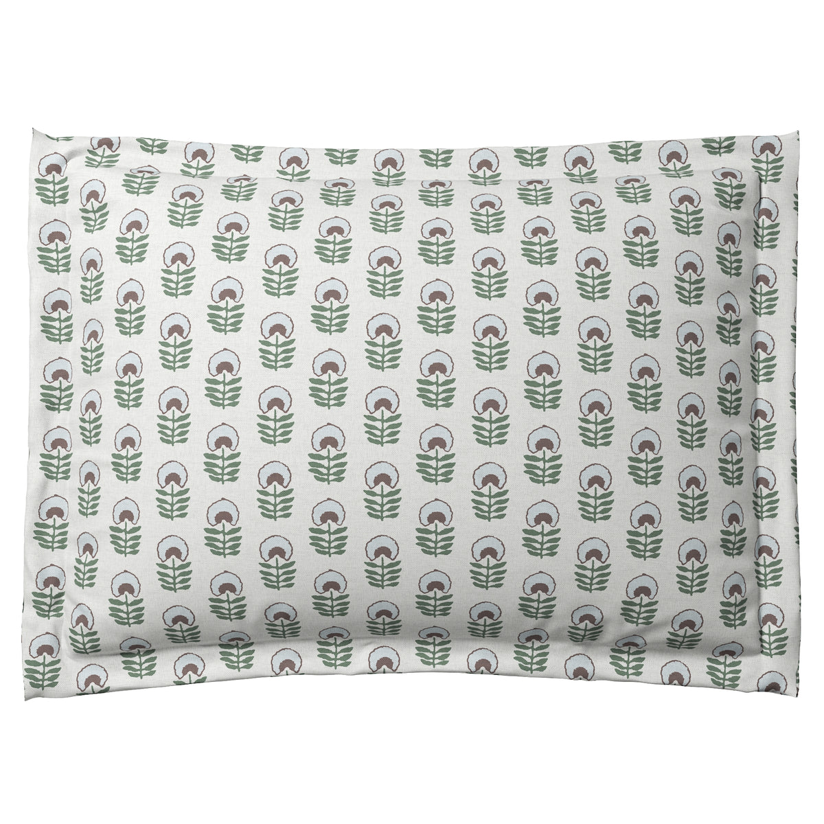 Pillow Sham in Mini Florals - Sky Garden