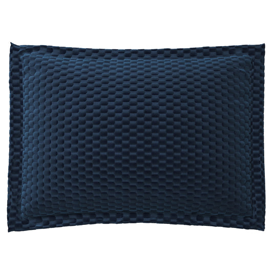 Pillow Sham in Check Mate - Navy