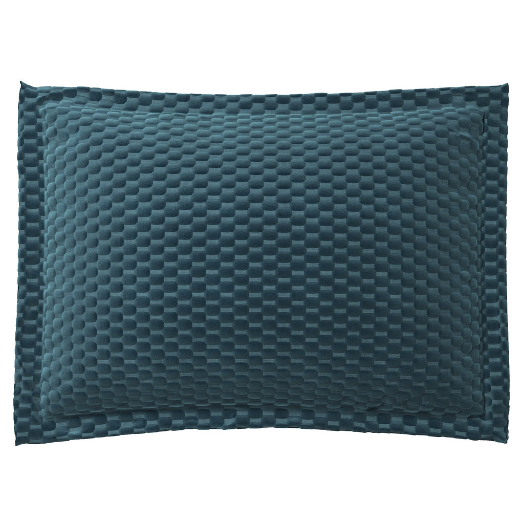 Pillow Sham in Check Mate - Twilight