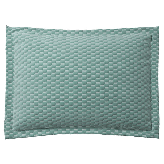 Pillow Sham in Check Mate - Haze