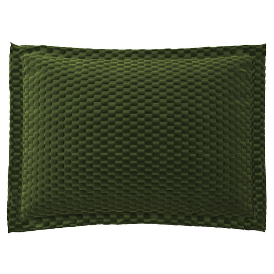 Pillow Sham in Check Mate - Loden