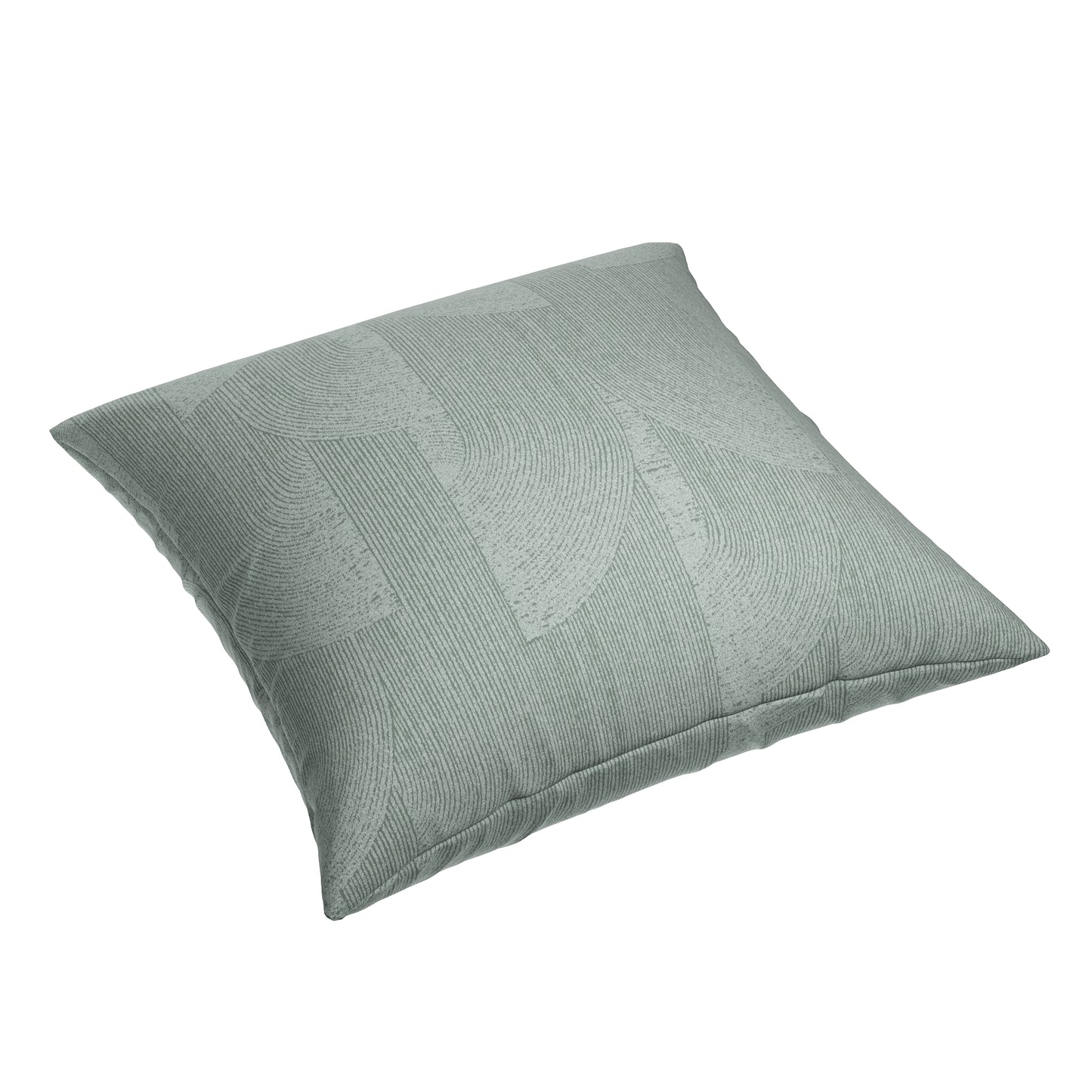 Simple Floor Pillow in Make Waves - Dove