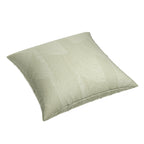 Simple Floor Pillow in Make Waves - Parchment