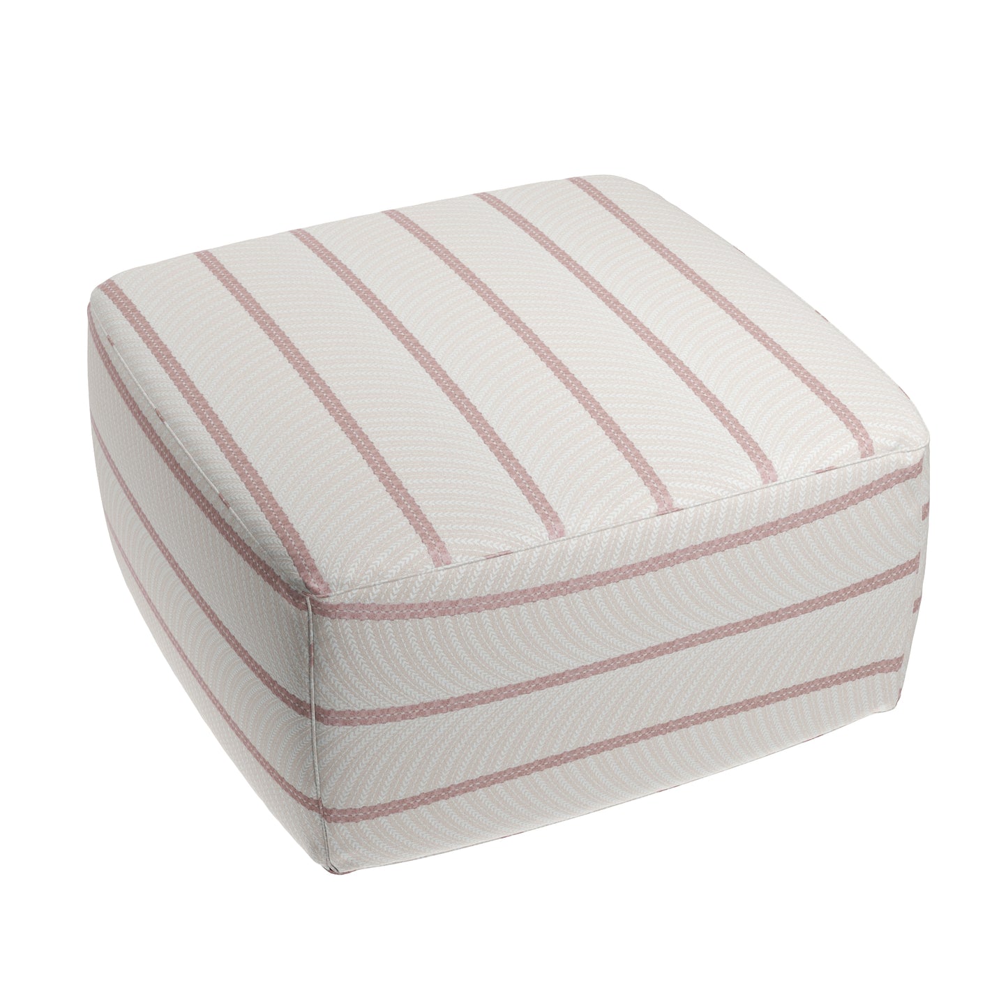 Square Pouf in Ophelia - Pink