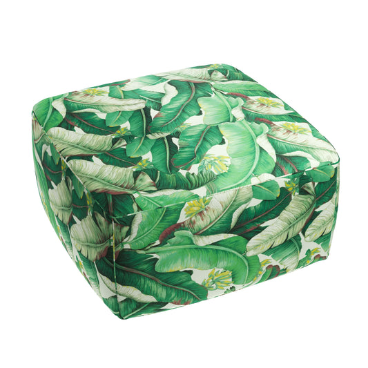 Square Pouf in Island Breeze
