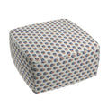 Square Pouf in Mini Florals - Pottery