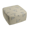 Square Pouf in Duffy - Doodle