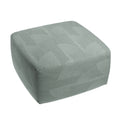 Square Pouf in Make Waves - Dove