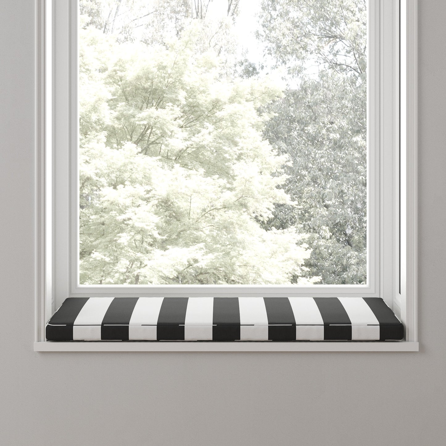 Custom Outdoor Bench Cushion in Sunbrella® Cabana - Classic