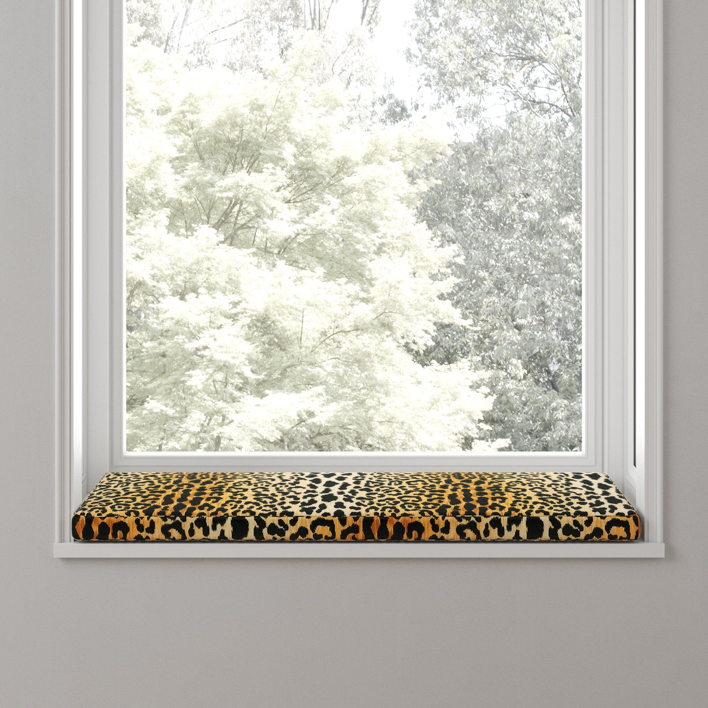 Custom Bench Cushion in Untamed Natural