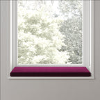 Custom Bench Cushion in Performance Velvet - Burgundy