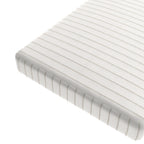 Custom Bench Cushion in Sand Dollar Stripes