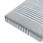 Custom Bench Cushion in All Lined Up - Lake