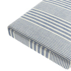 Custom Bench Cushion in All Lined Up - Lake