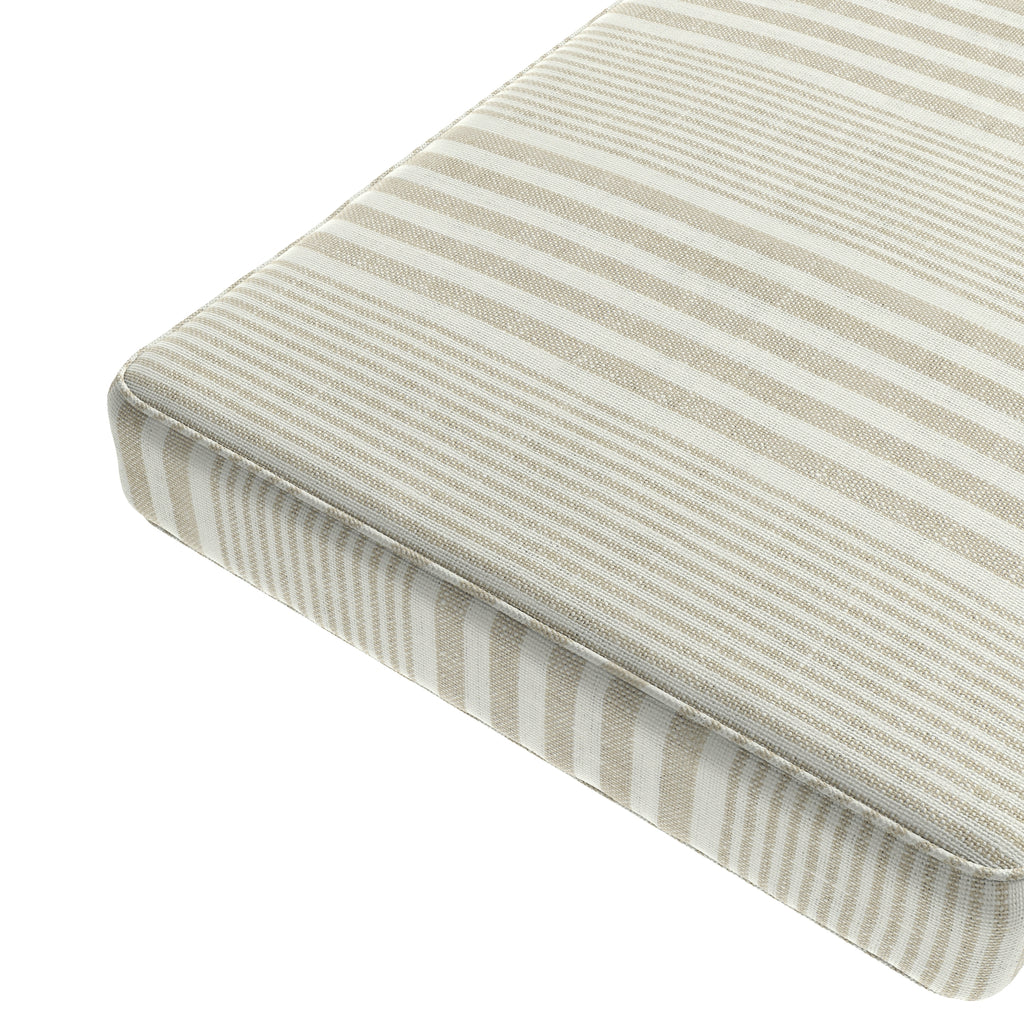 Custom Bench Cushion in All Lined Up - Shell