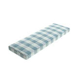 Custom Bench Cushion in Foxy Plaid Harbor