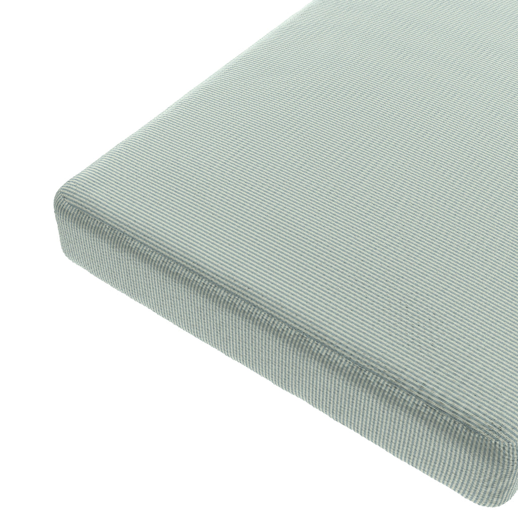Custom Bench Cushion in Baldwin Liberty Blue