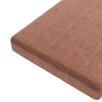 Custom Bench Cushion in Moray Clay