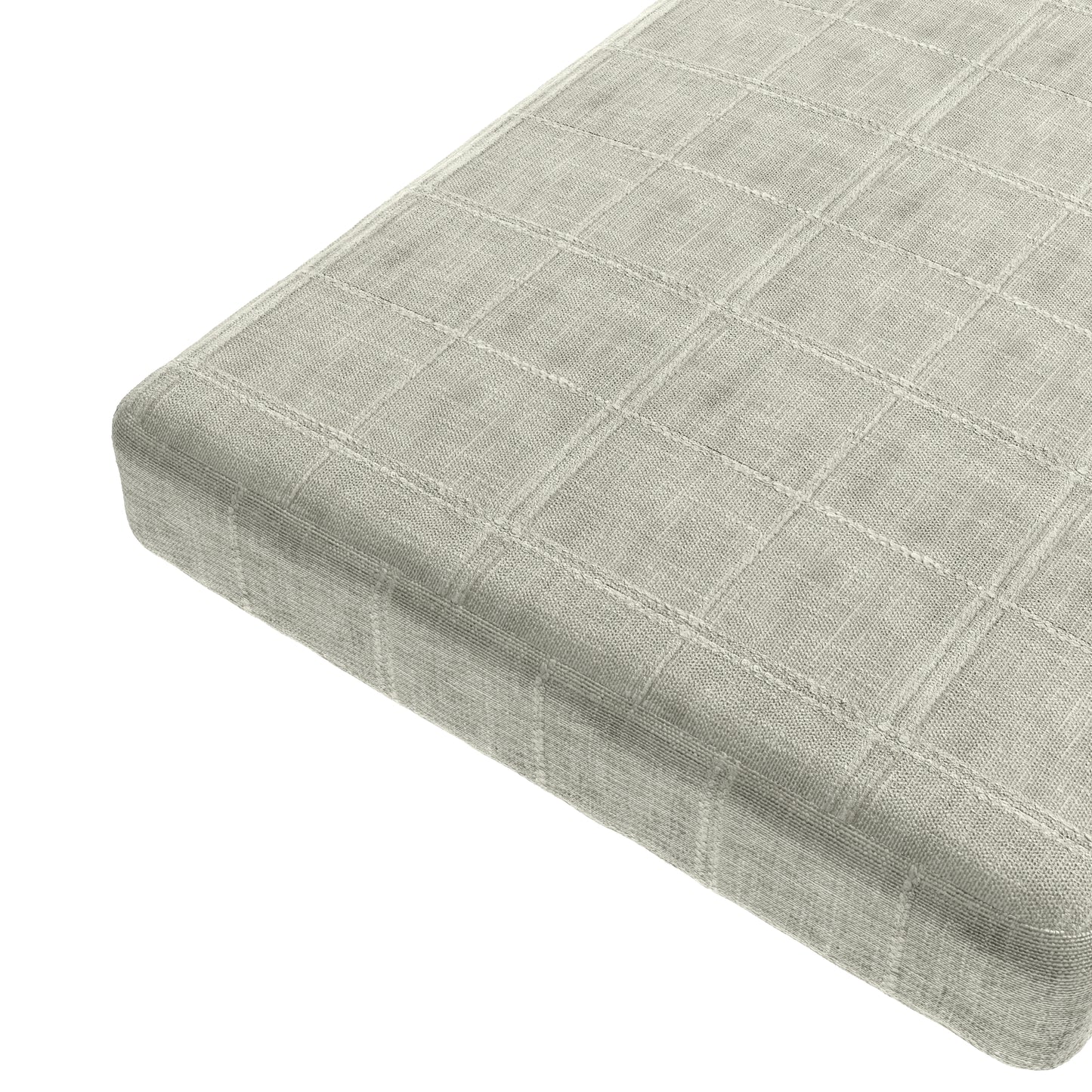 Custom Bench Cushion in Moray Dove