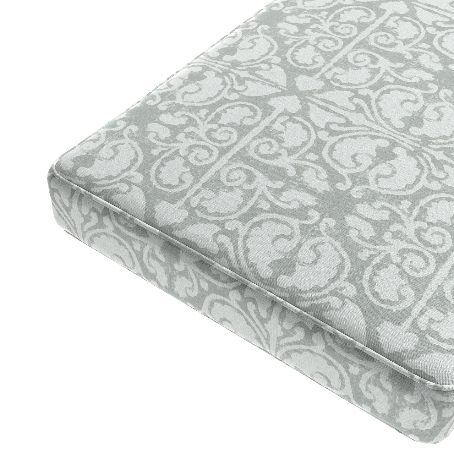 Custom Bench Cushion in Palazzo Gray