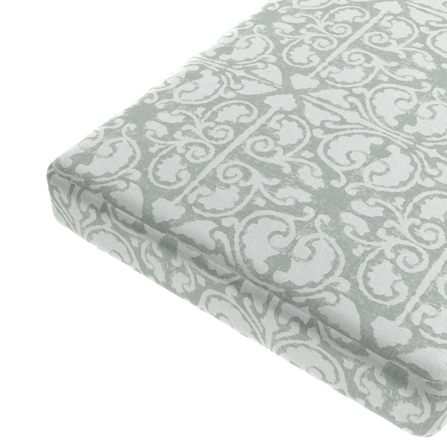 Custom Bench Cushion in Palazzo Gray