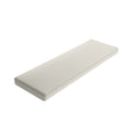 Custom Bench Cushion in Classic Linen Heathered Flax