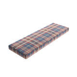 Custom Bench Cushion in Tartan - Flannel