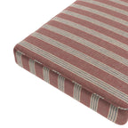 Custom Bench Cushion in Nautical Stripes - Buoy