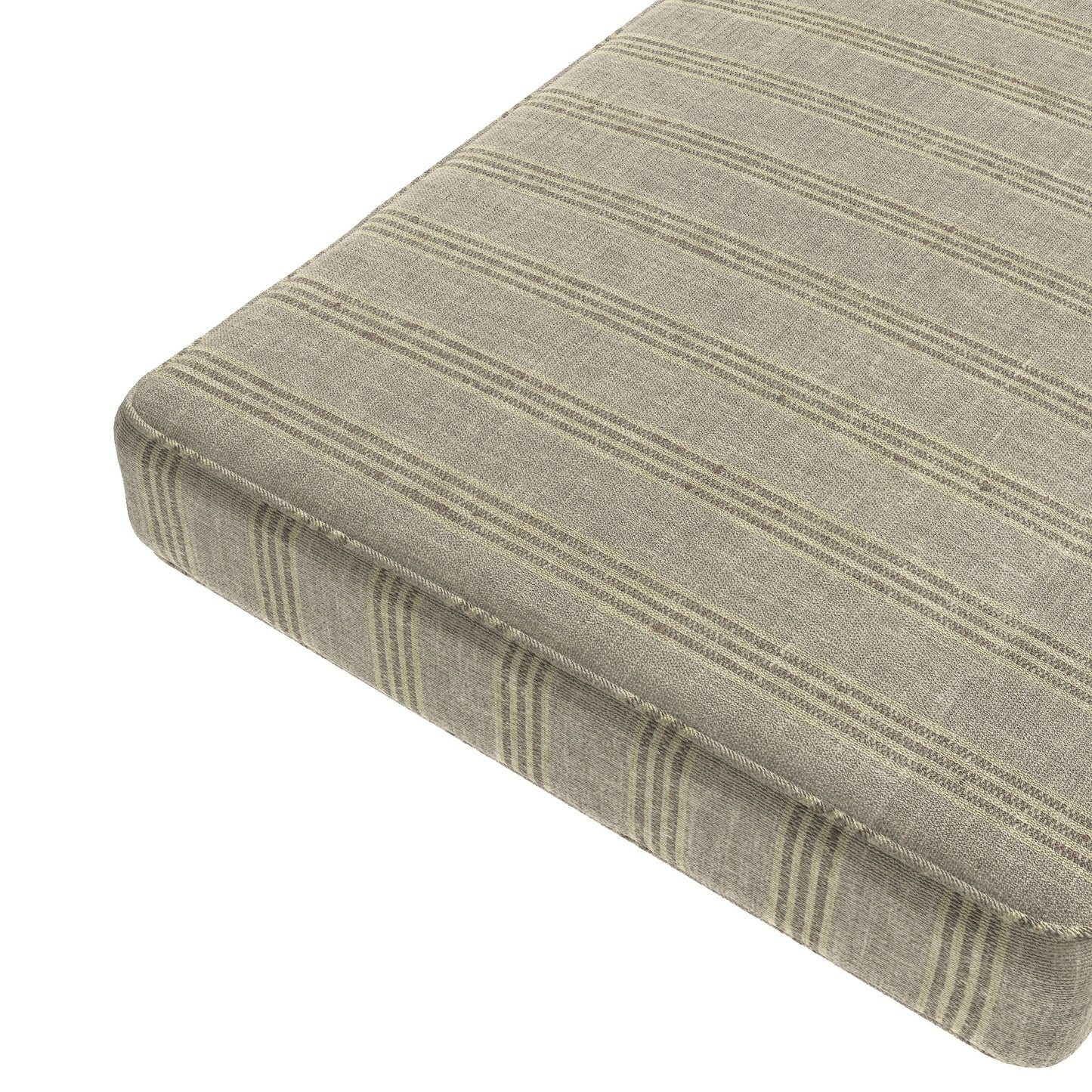 Custom Bench Cushion in Nautical Stripes - Beachy