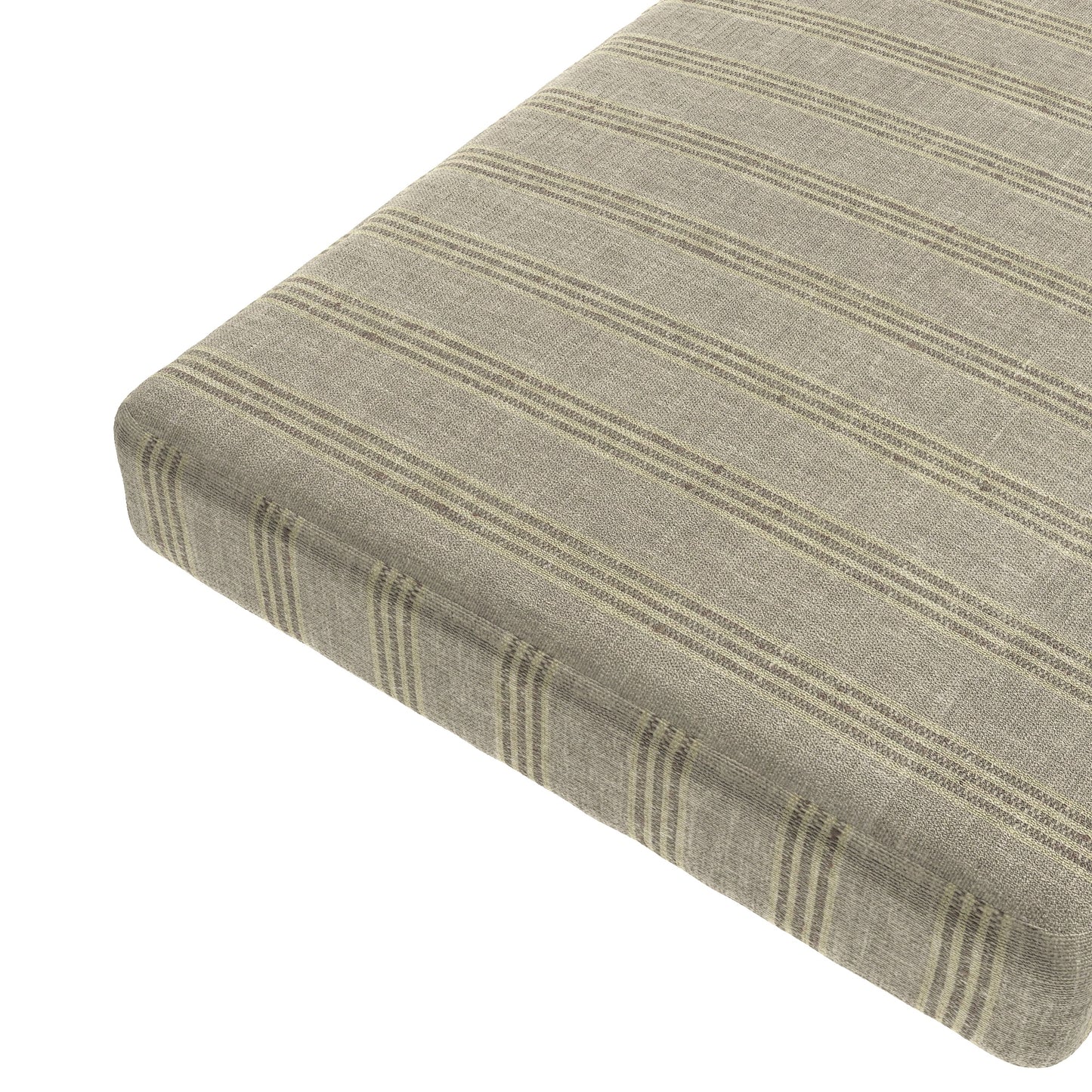 Custom Bench Cushion in Nautical Stripes - Beachy