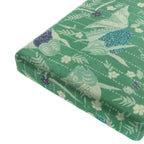 Custom Bench Cushion in Koi Pond Green