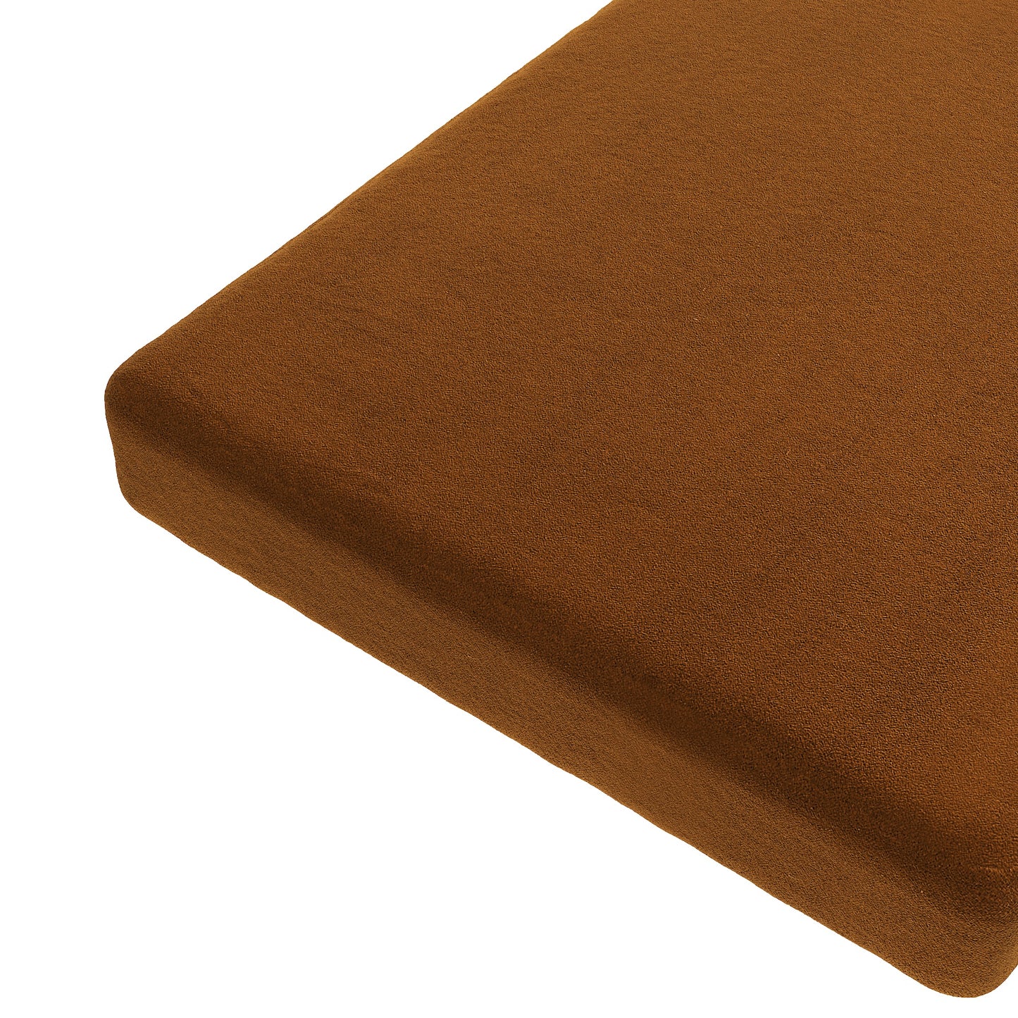 Custom Bench Cushion in Velvet Amber