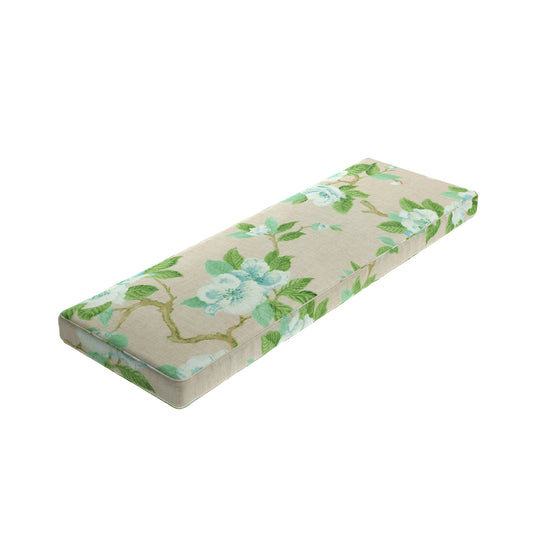 Custom Bench Cushion in Grandma's Floral - Pink