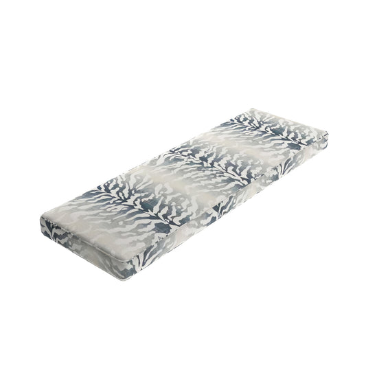 Custom Bench Cushion in Tiger - Blue