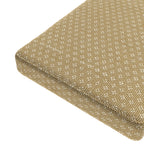 Custom Bench Cushion in Ditsy - Saddle