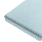 Custom Bench Cushion in Lush Linen Breeze