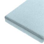Custom Bench Cushion in Lush Linen Breeze
