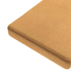 Custom Bench Cushion in Lush Linen Turmeric