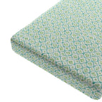 Custom Bench Cushion in Positive Print - Emerald
