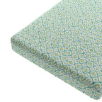 Custom Bench Cushion in Positive Print - Emerald
